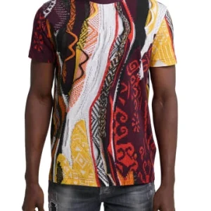 Bekleidung Carlo Colucci T-Shirt Damiani In Weiß / Rot Günstig Kaufen 15