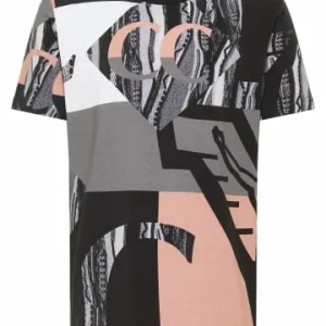 Bekleidung Carlo Colucci T-Shirt Dander In Schwarz / Mehrfarbig Günstig Kaufen 9