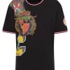 Bekleidung Carlo Colucci T-Shirt D’Andria In Schwarz Günstig Kaufen 14