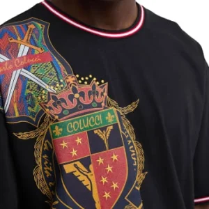 Bekleidung Carlo Colucci T-Shirt D’Andria In Schwarz Günstig Kaufen 11