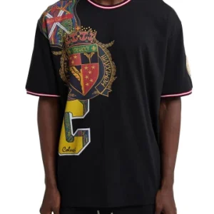 Bekleidung Carlo Colucci T-Shirt D’Andria In Schwarz Günstig Kaufen 15
