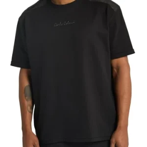 Bekleidung Carlo Colucci T-Shirt Danelon In Schwarz Günstig Kaufen 15