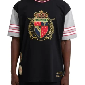 Bekleidung Carlo Colucci T-Shirt D’Angelantonio In Schwarz Günstig Kaufen 15