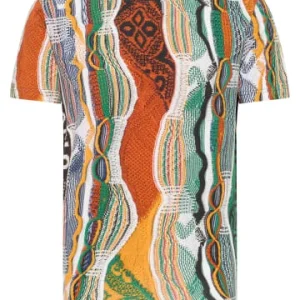 Bekleidung Carlo Colucci T-Shirt Danieli In Weiß / Mehrfarbig Günstig Kaufen 9