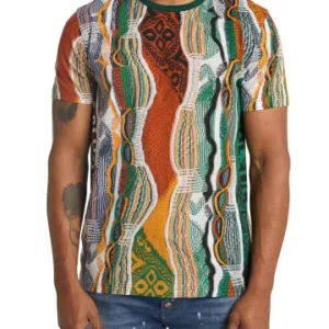 Bekleidung Carlo Colucci T-Shirt Danieli In Weiß / Mehrfarbig Günstig Kaufen 15