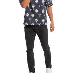 Bekleidung Carlo Colucci T-Shirt DaRiz In Schwarz / Weiß Günstig Kaufen 10