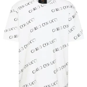 Bekleidung Carlo Colucci T-Shirt D’Aurelio In Weiß Günstig Kaufen 16