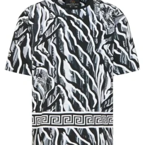 Bekleidung Carlo Colucci T-Shirt De Demo In Schwarz / Weiß Günstig Kaufen 14