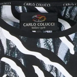Bekleidung Carlo Colucci T-Shirt De Demo In Schwarz / Weiß Günstig Kaufen 16