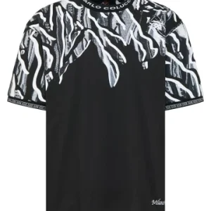 Bekleidung Carlo Colucci T-Shirt De Dominicis In Schwarz / Weiß Günstig Kaufen 12