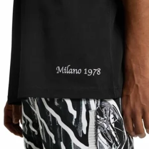 Bekleidung Carlo Colucci T-Shirt De Dominicis In Schwarz / Weiß Günstig Kaufen 14