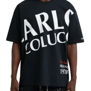 Bekleidung Carlo Colucci T-Shirt In Schwarz Günstig Kaufen 10