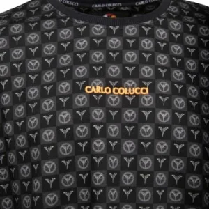 Bekleidung Carlo Colucci T-Shirt In Schwarz Günstig Kaufen 12