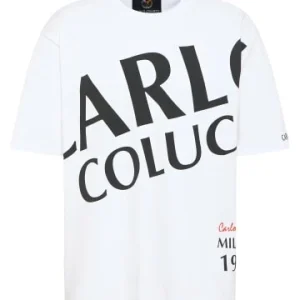 Bekleidung Carlo Colucci T-Shirt In Weiß Günstig Kaufen 14