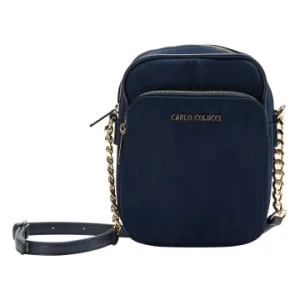 Accessoires Carlo Colucci Umhängetasche Covacci In Navy Günstig Kaufen 8