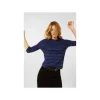 Große Größen Cecil 3/4 Shirts In Blau Günstig Kaufen 14