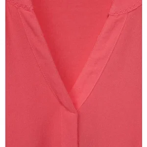Blusen & Tuniken Cecil Bluse Im Materialmix In Orange Günstig Kaufen 6
