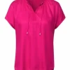 Große Größen Cecil Bluse Im Materialmix In Rosa Günstig Kaufen 16