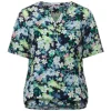 Große Größen Cecil Bluse Mit Blumen Print In Blau Günstig Kaufen 10
