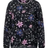 Blusen & Tuniken Cecil Blusen Blumen In Schwarz Günstig Kaufen 10