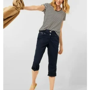 Hosen Cecil Capri In Deep Blue Günstig Kaufen 12