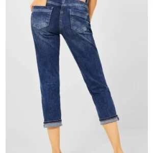 Hosen Cecil Capri In Mid Blue Used Wash Günstig Kaufen 10