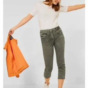 Hosen Cecil Capri In Utility Olive Günstig Kaufen 12