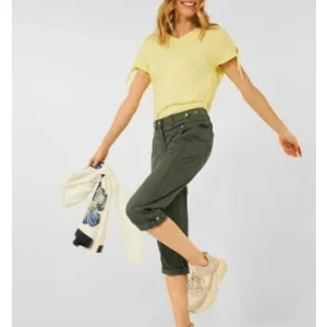 Hosen Cecil Capri In Utility Olive Günstig Kaufen 12