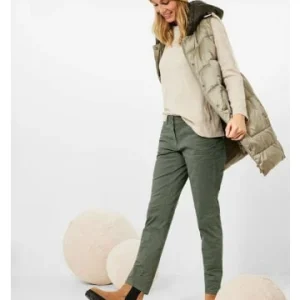 Große Größen Cecil Hose In Dark Salvia Green Günstig Kaufen 12