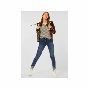 Große Größen Cecil Hosen & Shorts In Mittel-blau Günstig Kaufen 8