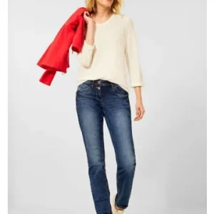 Große Größen Cecil Jeans In Mid Blue Used Wash Günstig Kaufen 10