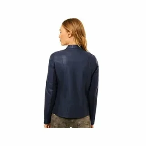 Jacken & Mäntel Cecil Kunstlederjacken In Blau Günstig Kaufen 8