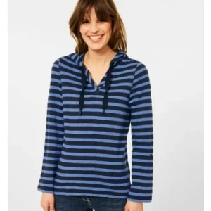 Große Größen Cecil Langarmshirt In Deep Blue Günstig Kaufen 8