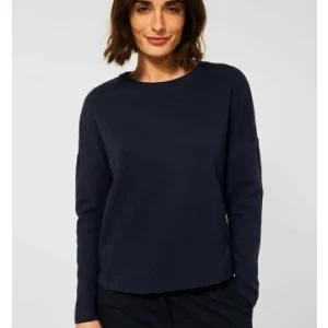 Große Größen Cecil Langarmshirt In Deep Blue Günstig Kaufen 8