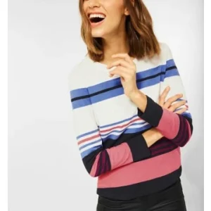 Große Größen Cecil Langarmshirt In Deep Blue Günstig Kaufen 8