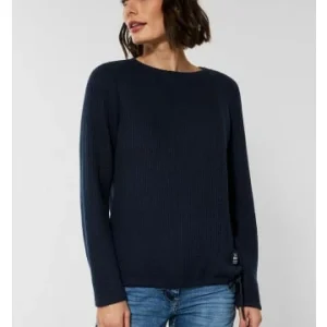 Große Größen Cecil Langarmshirt In Deep Blue Günstig Kaufen 8