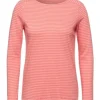 Shirts, Tops & Longsleeves Cecil Langarmshirt In Rose Pepper Günstig Kaufen 10