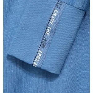 Große Größen Cecil Langarmshirt In Unifarbe In Blau Günstig Kaufen 6