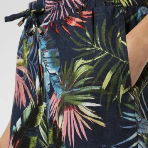 Große Größen Cecil Leinenhose In Marine Mehrfarbig Günstig Kaufen 10