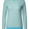 Pullover & Cardigans Cecil Pullover In Aquatic Blue Günstig Kaufen 14