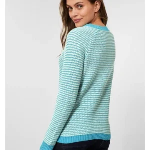 Pullover & Cardigans Cecil Pullover In Aquatic Blue Günstig Kaufen 10