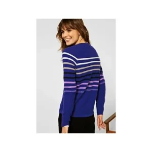 Pullover & Cardigans Cecil Pullover In Blau Günstig Kaufen 11
