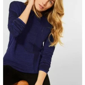Pullover & Cardigans Cecil Pullover In Cosmic Blue Günstig Kaufen 8