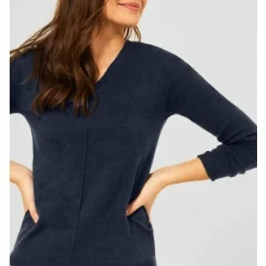 Pullover & Cardigans Cecil Pullover In Deep Blue Melange Günstig Kaufen 8