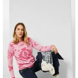 Pullover & Cardigans Cecil Pullover In Dynamic Pink Günstig Kaufen 12