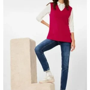 Pullover & Cardigans Cecil Pullover In Dynamic Pink Günstig Kaufen 12