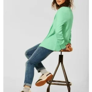 Pullover & Cardigans Cecil Pullover In Fun Green Melange Günstig Kaufen 12