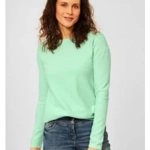 Pullover & Cardigans Cecil Pullover In Fun Green Melange Günstig Kaufen 8