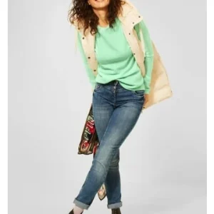 Pullover & Cardigans Cecil Pullover In Fun Green Melange Günstig Kaufen 12