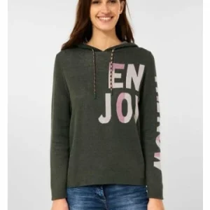Pullover & Cardigans Cecil Pullover In Pine Green Melange Günstig Kaufen 8